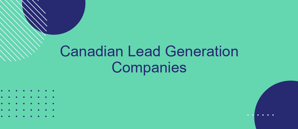 Canadian Lead Generation Companies