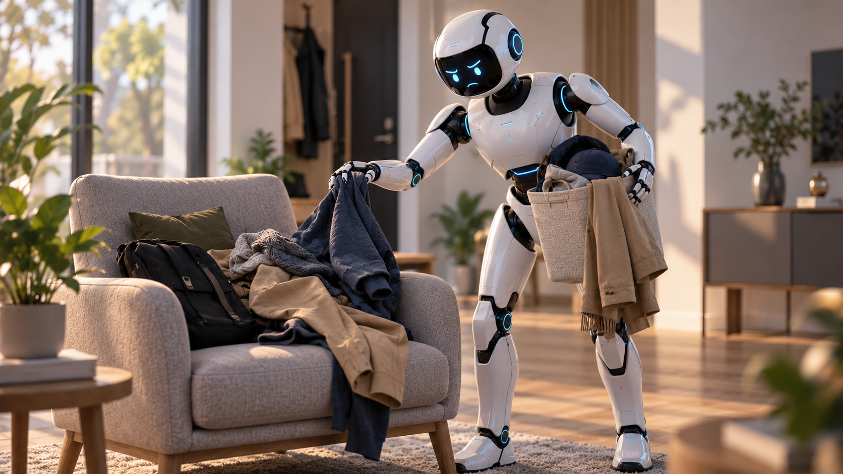 Robot Tidying a Living Room Robot Tidying a Living Room