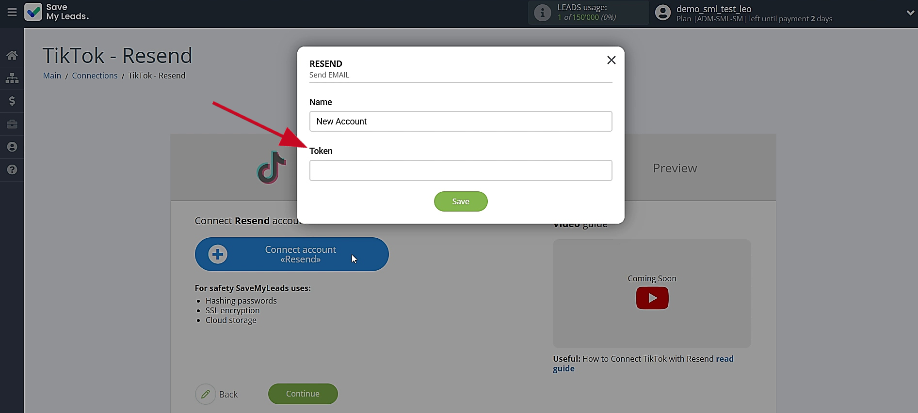 Specify your API token from Resend Specify your API token from Resend