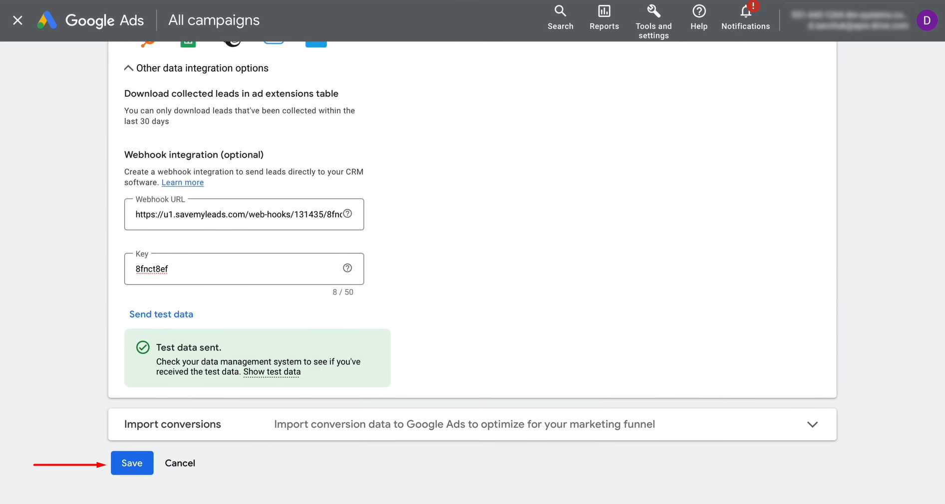 Save the changes Save the changes
