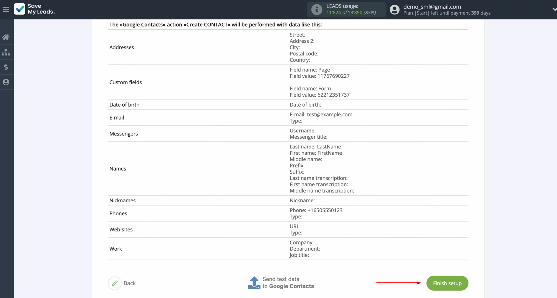 Click "Finish setup" to enable auto-update Click "Finish setup" to enable auto-update