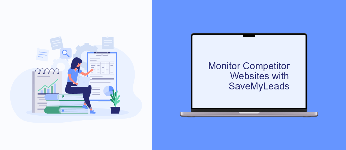 Monitor Competitor Websites with SaveMyLeads Monitor Competitor Websites with SaveMyLeads
