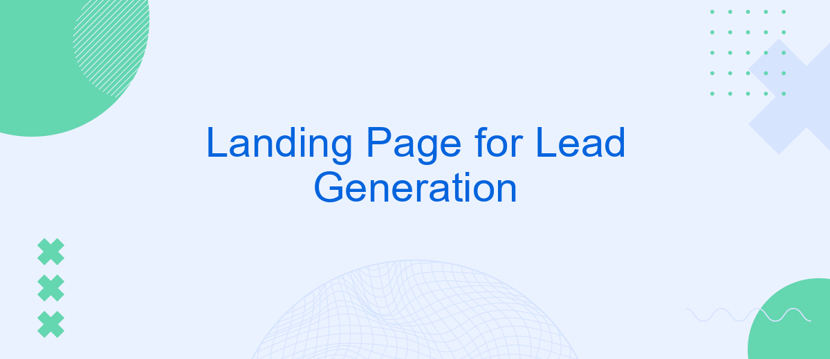 Landing Page for Lead Generation