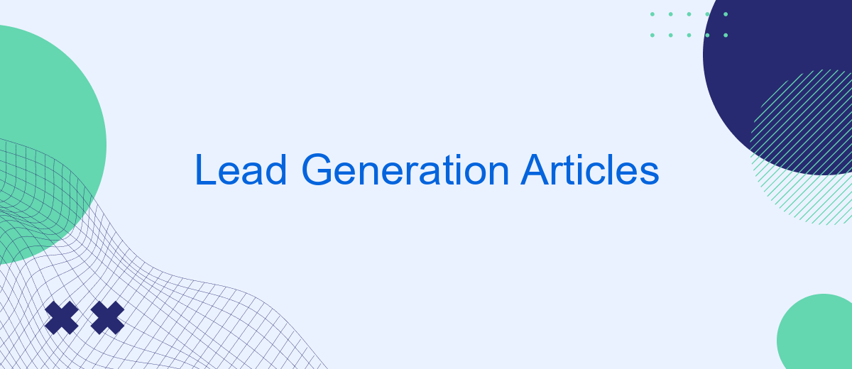 Lead Generation Articles