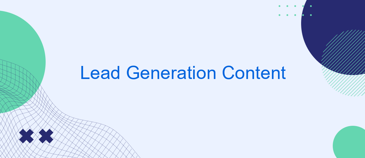 Lead Generation Content