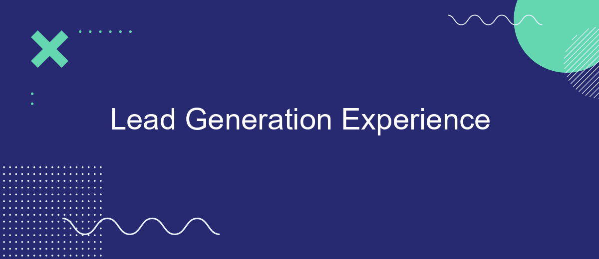 Lead Generation Experience