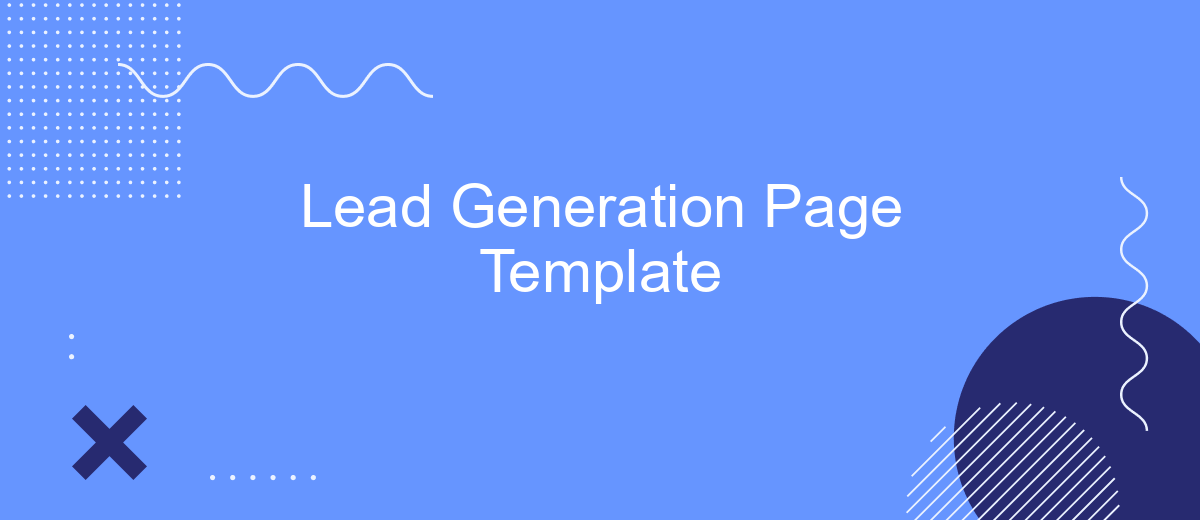 Lead Generation Page Template