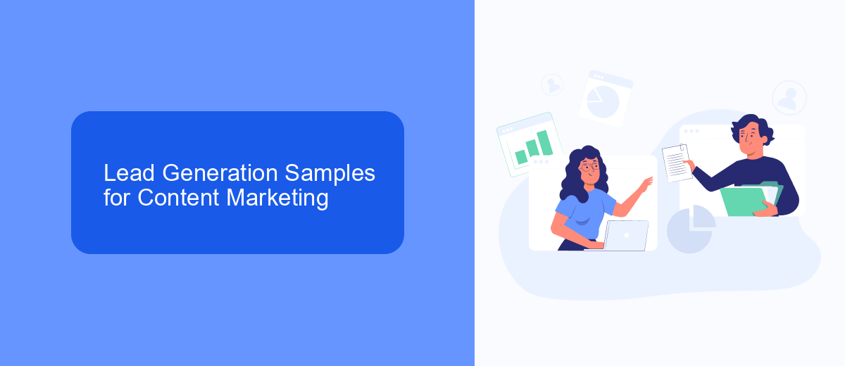 Lead Generation Samples for Content Marketing Lead Generation Samples for Content Marketing