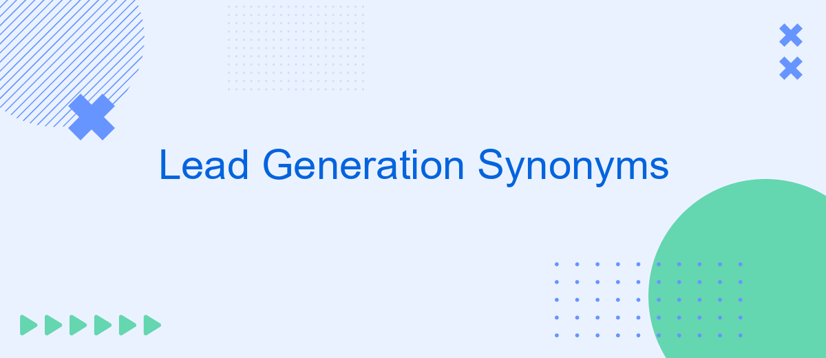 Lead Generation Synonyms