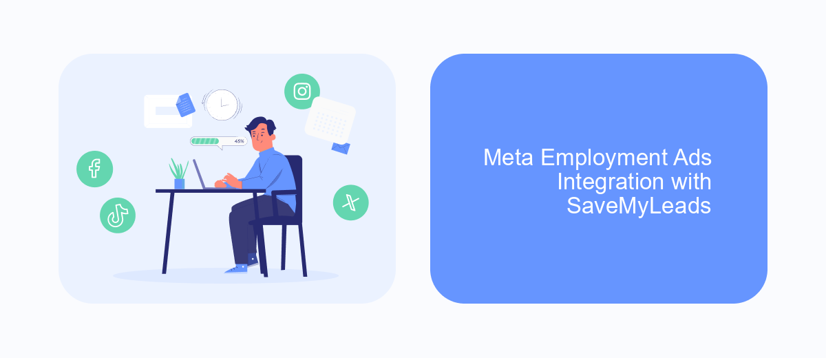 Meta Employment Ads Integration with SaveMyLeads Meta Employment Ads Integration with SaveMyLeads