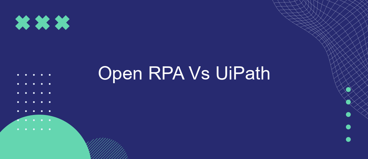 Open RPA Vs UiPath