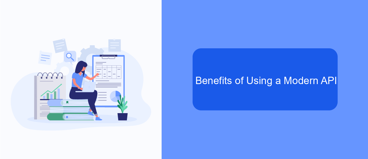 Benefits of Using a Modern API Benefits of Using a Modern API