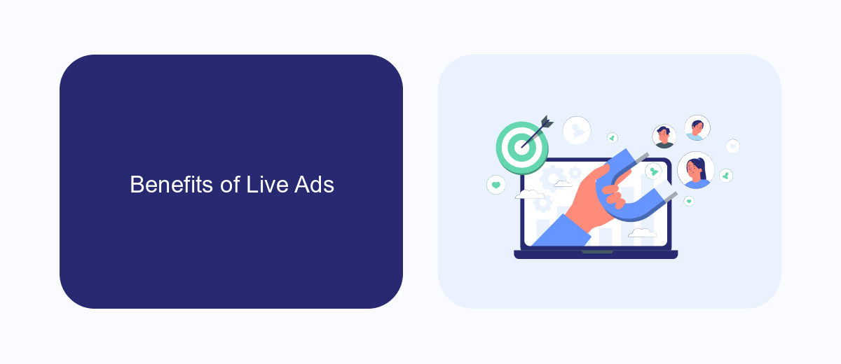 Benefits of Live Ads Benefits of Live Ads
