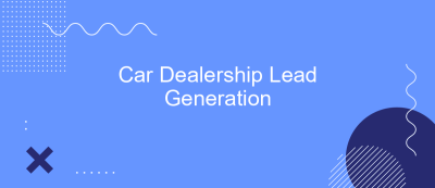 Car Dealership Lead Generation