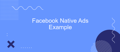 Facebook Native Ads Example