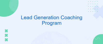 Lead Generation Coaching Program