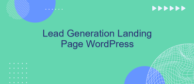 Lead Generation Landing Page WordPress