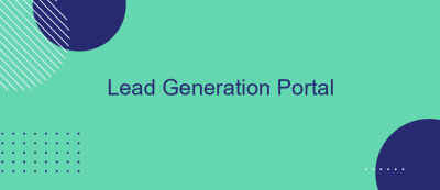 Lead Generation Portal Lead Generation Portal