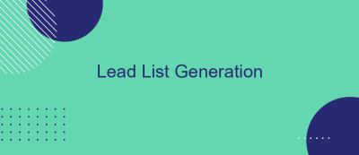 Lead List Generation