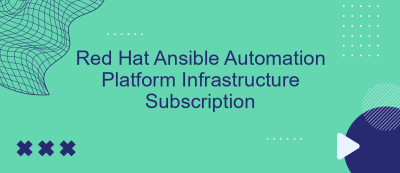 Red Hat Ansible Automation Platform Infrastructure Subscription