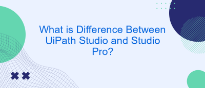 What is Difference Between UiPath Studio and Studio Pro?