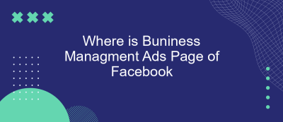 Where is Buniness Managment Ads Page of Facebook