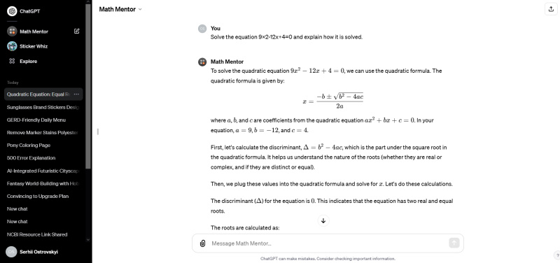 Math Mentor