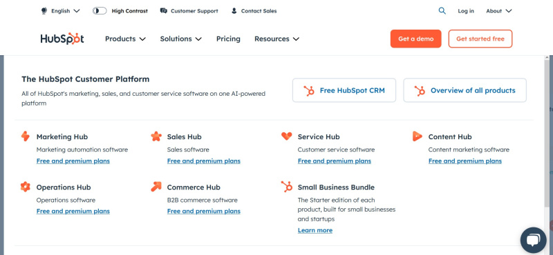 HubSpot vs. Salesforce | HubSpot features