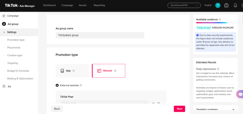 How to setup TikTok ads | Website