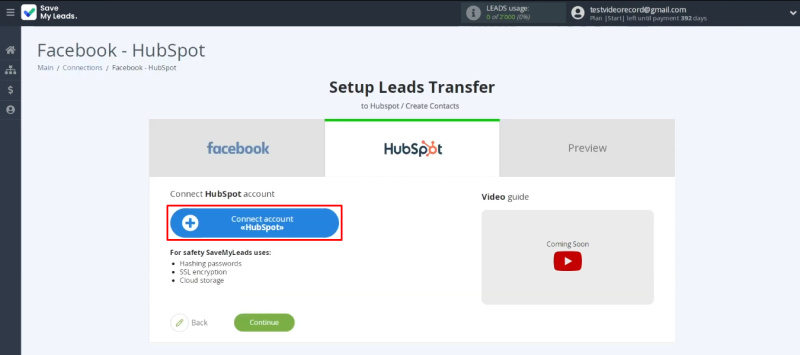 Facebook and HubSpot integration | Connect HubSpot account