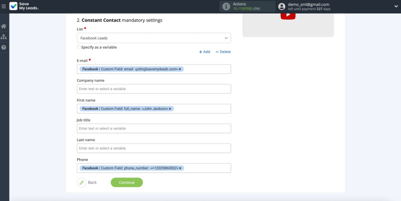 Setting up Constant Contact, part 2&nbsp;