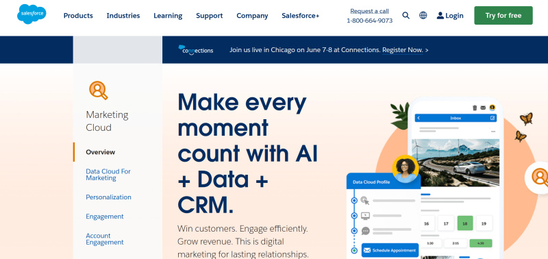 AI-driven marketing automation tools | Salesforce Marketing Cloud