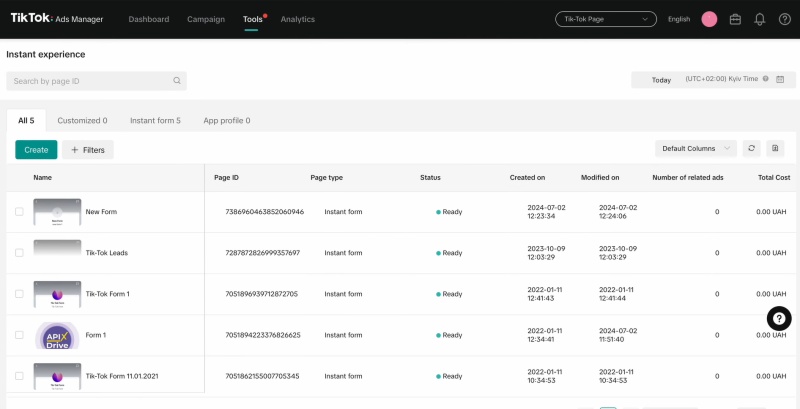 TikTok and HubSpot integration | User's contacts in TikTok