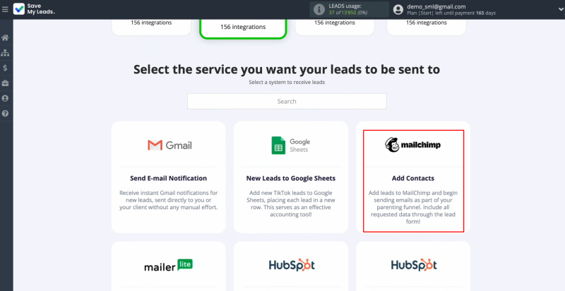 TikTok and Mailchimp integration | Choose Mailchimp