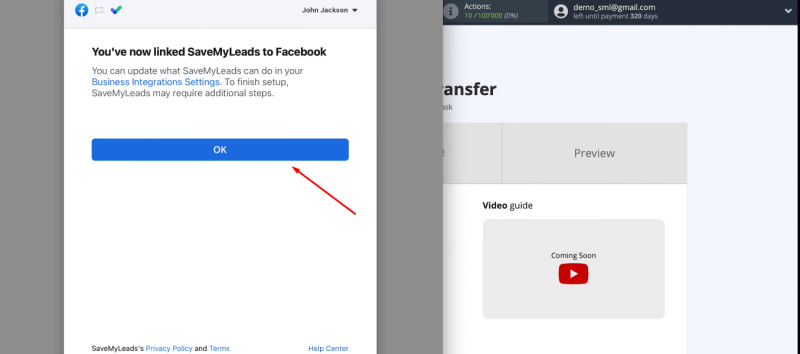 Facebook and Pipedrive integration | Finish Facebook and SaveMyLeads connection