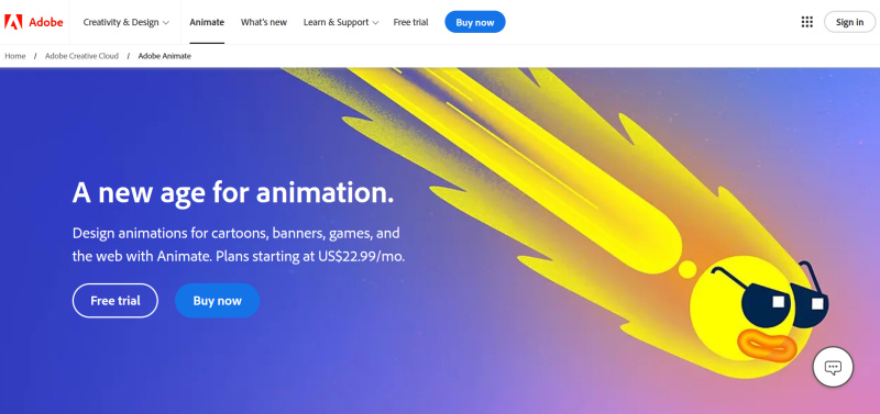 Best Animation Software | Adobe Animate