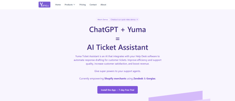 Best AI Tools for Customer Support | Yuma Ticket Assistant