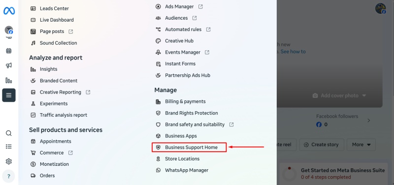 Business Support Home