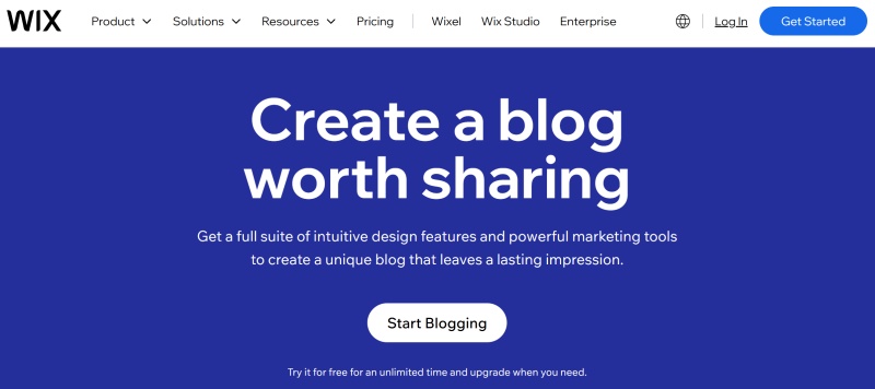 WIX website