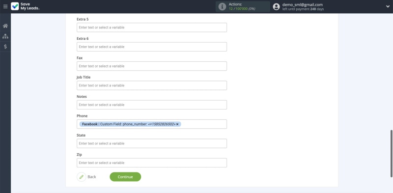 Facebook and Benchmark integration |&nbsp;Setting up data transfer, part 2