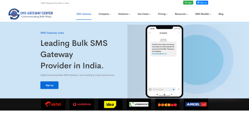 A selection of services for SMS-mailings | SMS Gateway Center