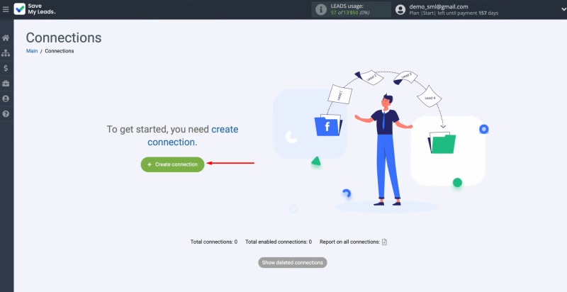 Create a new connection