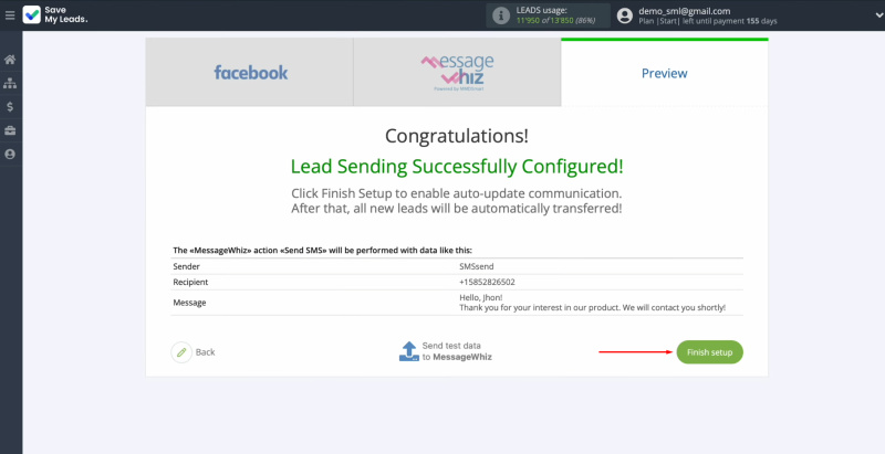MessageWhiz and Facebook integration | Enable auto-update