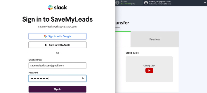 Facebook and Slack integration | Login to Slack