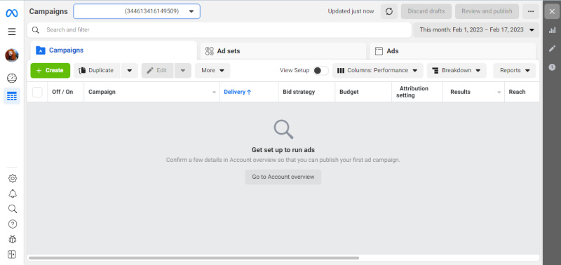 Ads Manager: Interface and Functionality | Interface of Ads Manager