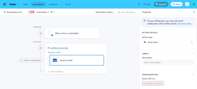 Automation in Airtable