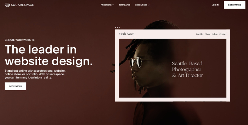 Official site of the company Squarespace