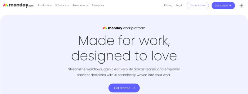 Monday.com website