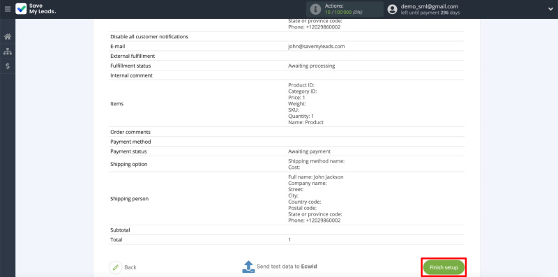 Facebook and Ecwid integration | Finishing the setup