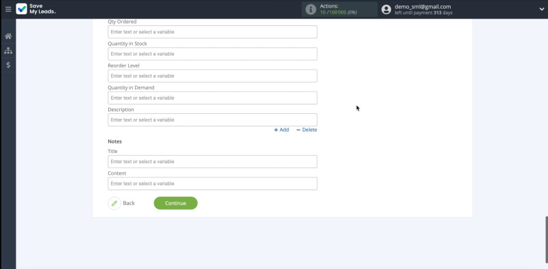 How to set up the upload of new leads from your Facebook ad account to Zoho CRM | Choosing the data to transfer part 4